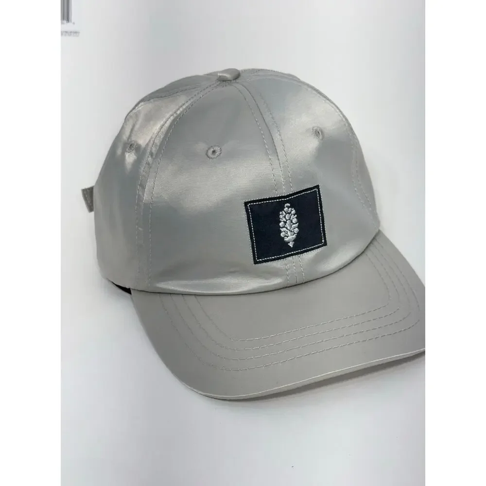 Free People FP Movement Silver Simple Stunner Baseball Cap